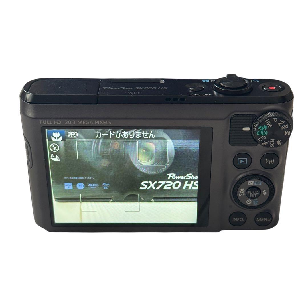 美品 Canon SX720HS ブラック 外箱　付属品あり