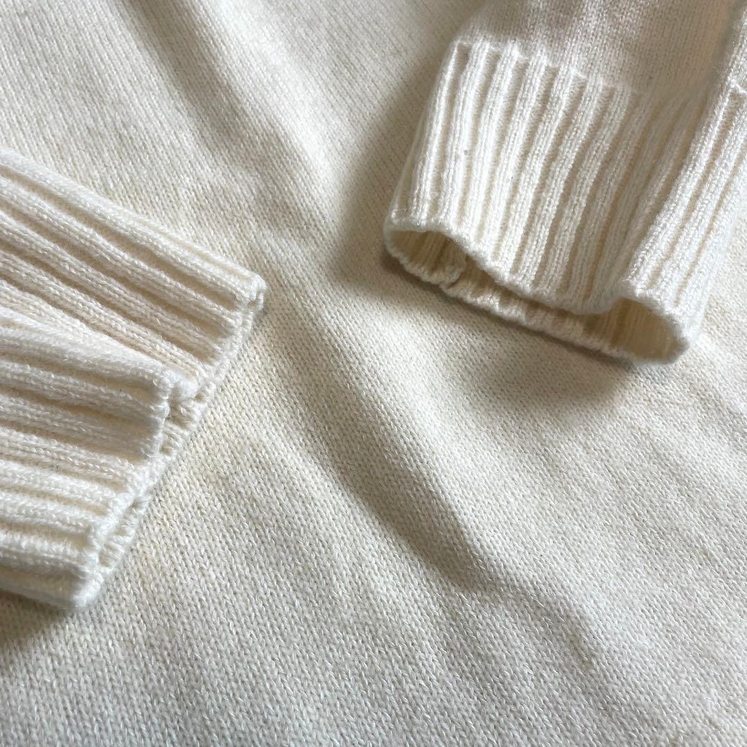 【マーガレットハウエル】ニット セーター ハイネック ウール コットン Ⅱ