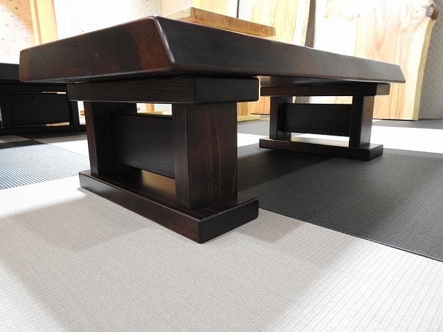 №16a 杉　一枚板座卓　3帖～☆セール☆