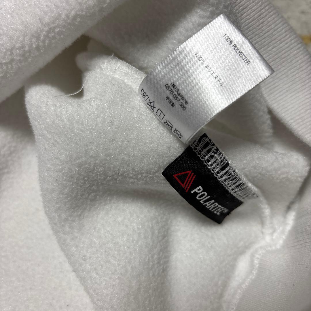 Supreme 19AW パネル ロゴ ポーラテック クルーネック フリース