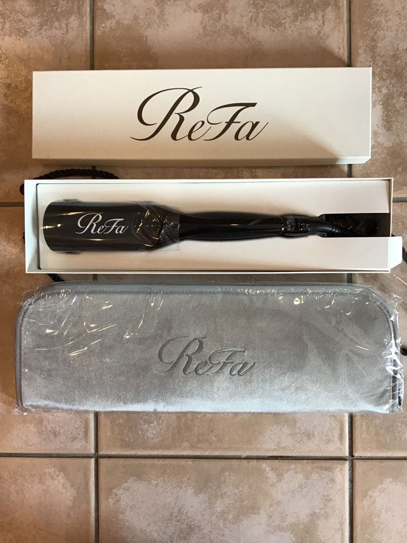 【新品】ReFa リファパワーストレートアイロン プロ　ブラック ケース付き