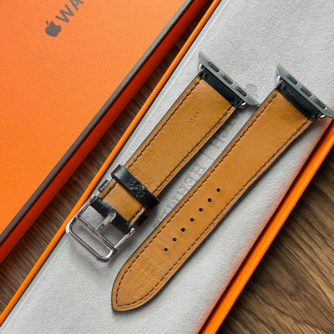 3023 希少品　Apple Watch エルメス　ボックスカーフ　レザー