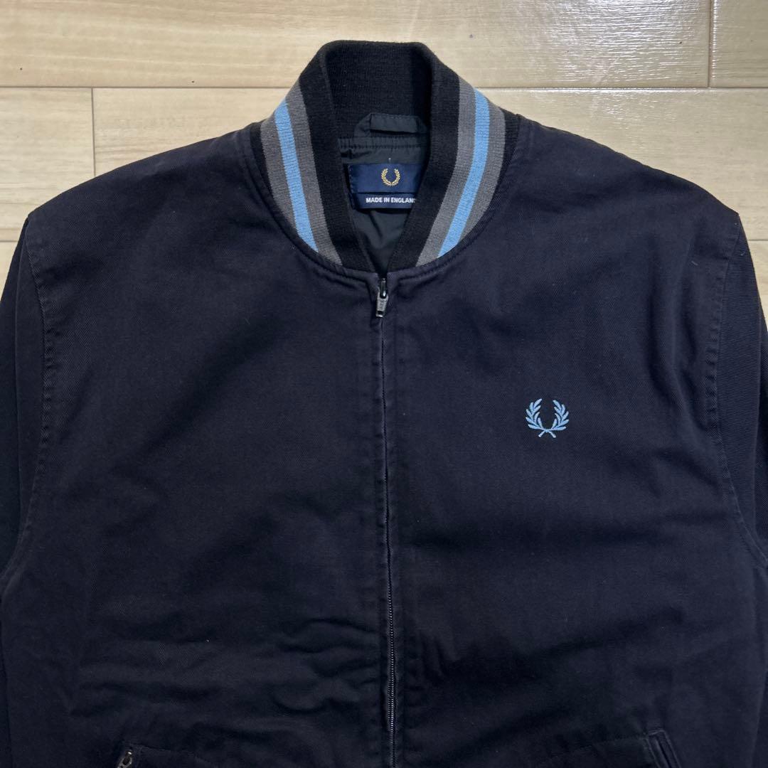 FRED PERRY / Tennis Bomber Jacket ネイビー M