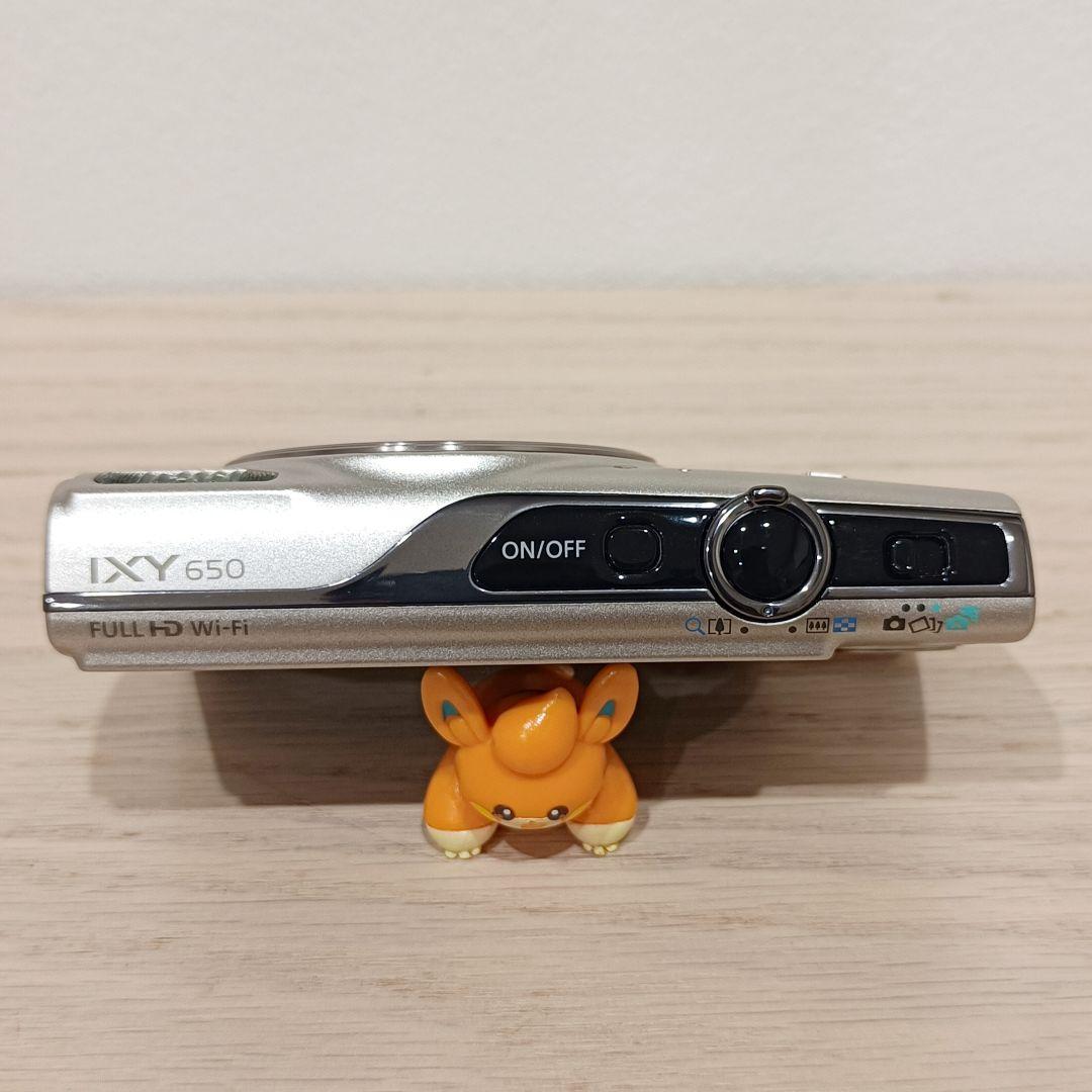 美品 動作確認済 Canon IXY 650 Wi-Fi搭載 デジカメ シルバー
