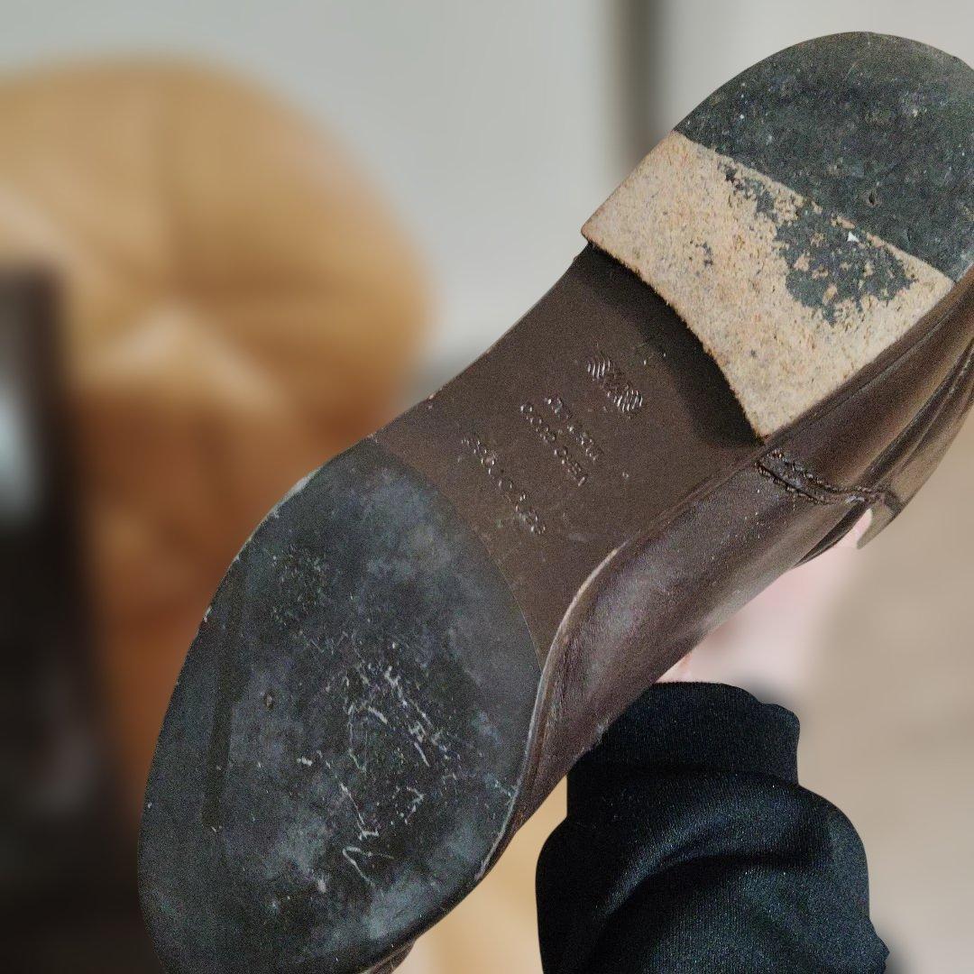 hane様2点おまとめセルジオロッシ　レザーロングブーツ茶37　レディニット