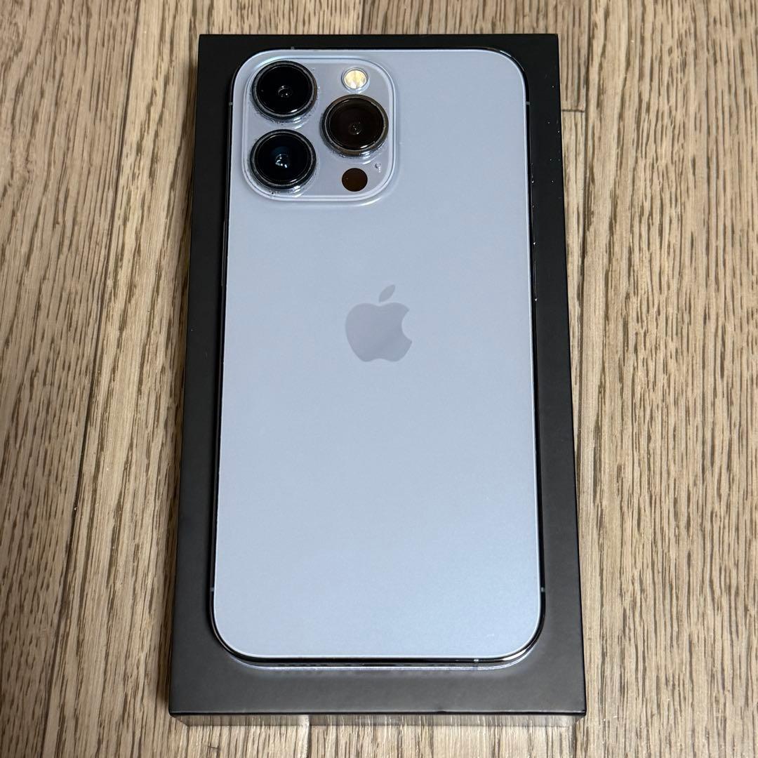 【美品】SIMフリー iPhone 13Pro 128GB シエラブルー