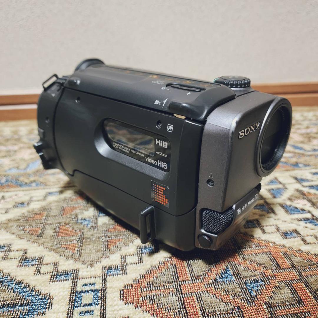 【動作確認済】SONY 高画質 Hi8 8ミリ ビデオカメラ CCD-TR3