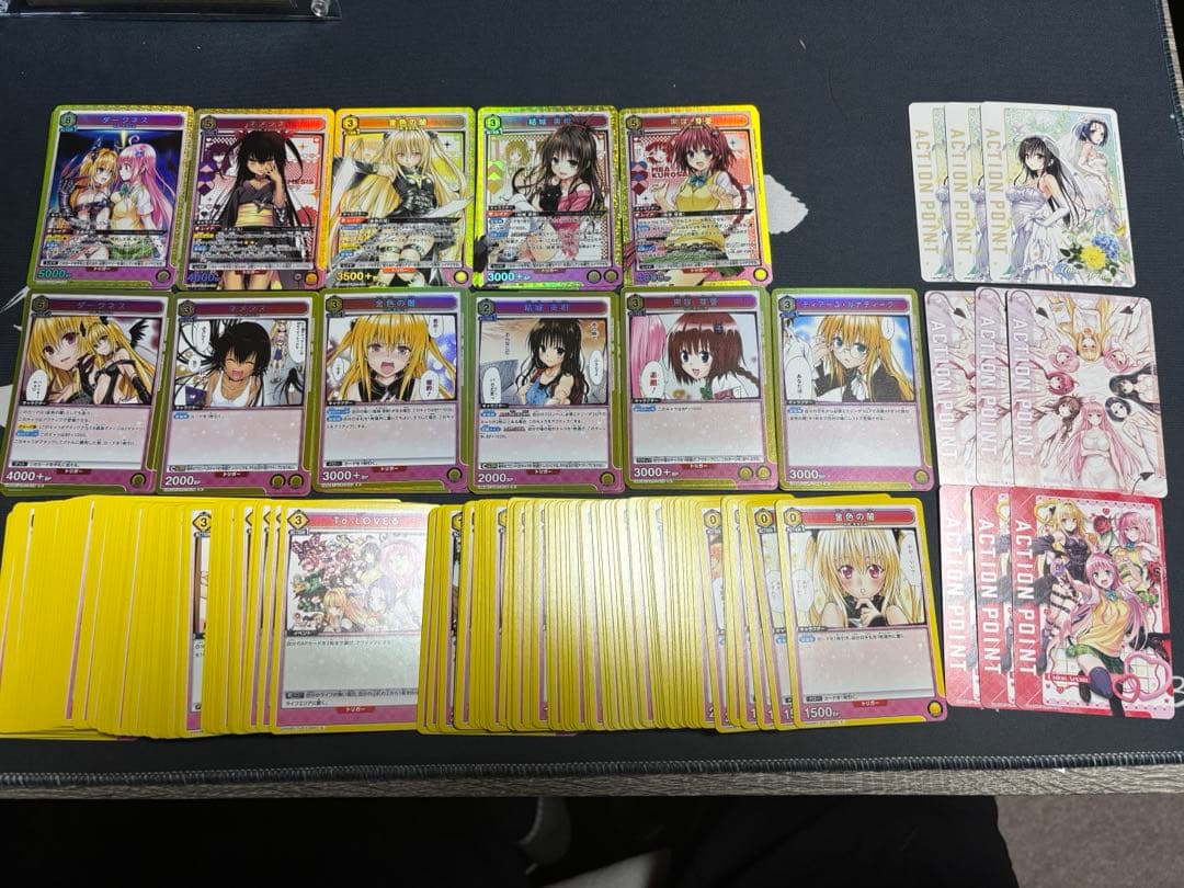 ToLOVEる　黄　SR以下4コン＋APカード付き　ユニオンアリーナ　ユニアリ