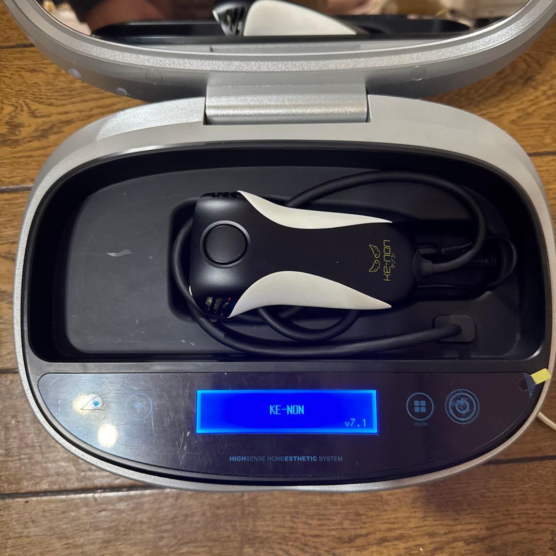 KE-NON v7.1 脱毛器 3つのカートリッジ付き