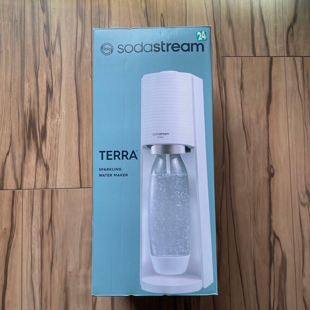 【新品未使用】SodaStream TERRA 炭酸水メーカー ホワイト