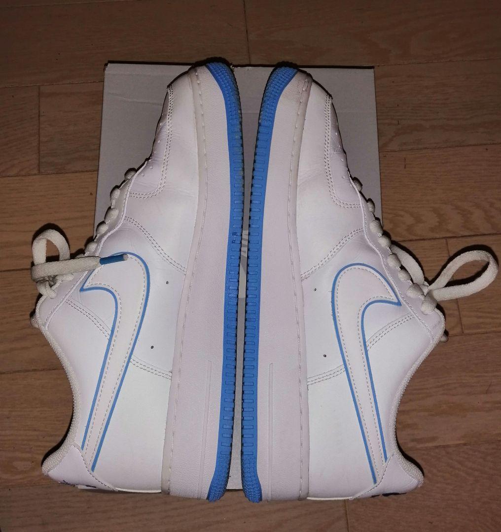 Nike Air Force 1 ホワイト/ブルー　27.5cm