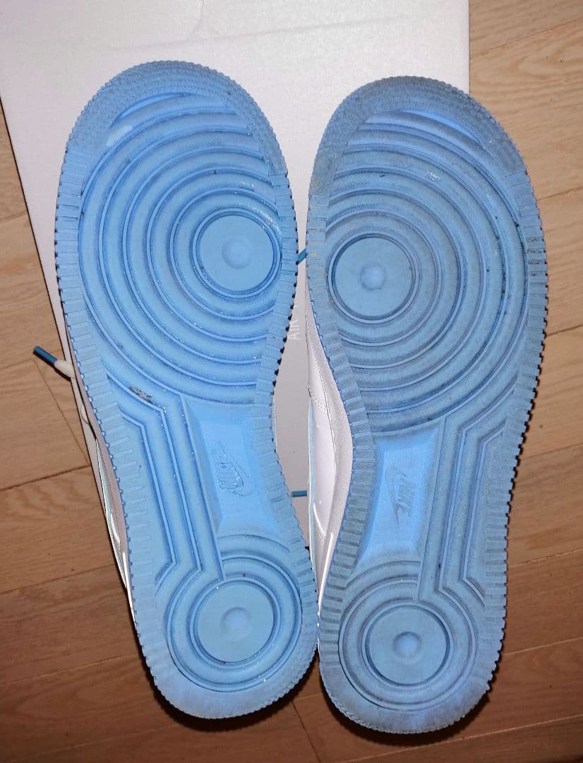 Nike Air Force 1 ホワイト/ブルー　27.5cm