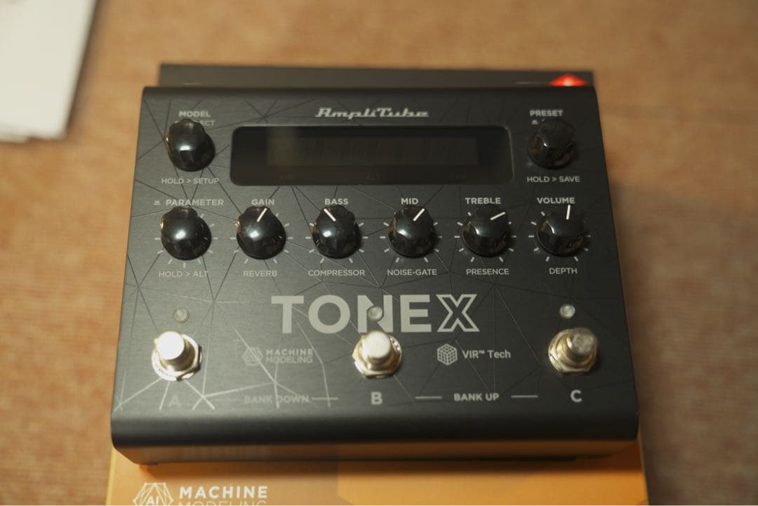 AmpliTube TONEX Pedal ライセンス解除済み
