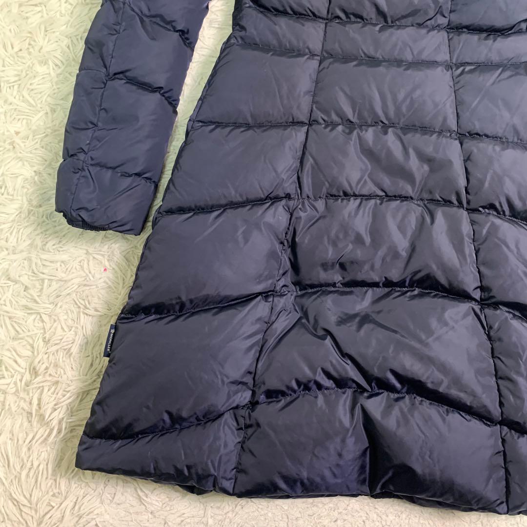 モンクレール イロンデール ダウンコート Aライン 2WAY フォックスファー