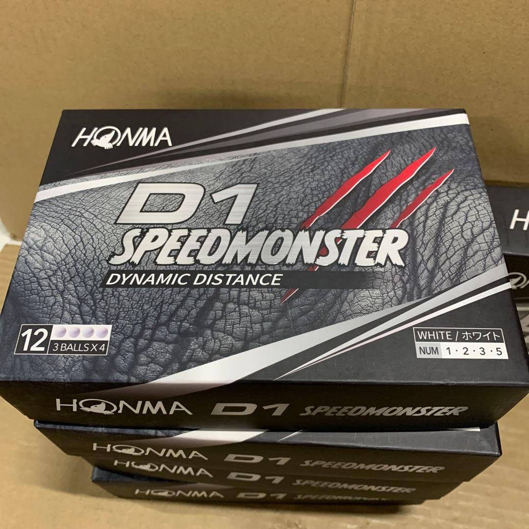 新品HONMA ゴルフボール D1 SPEED MONSTER 12個5ダース