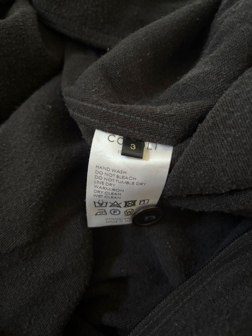 COMOLI コモリ 24SS シルクネップ オールインワン　3