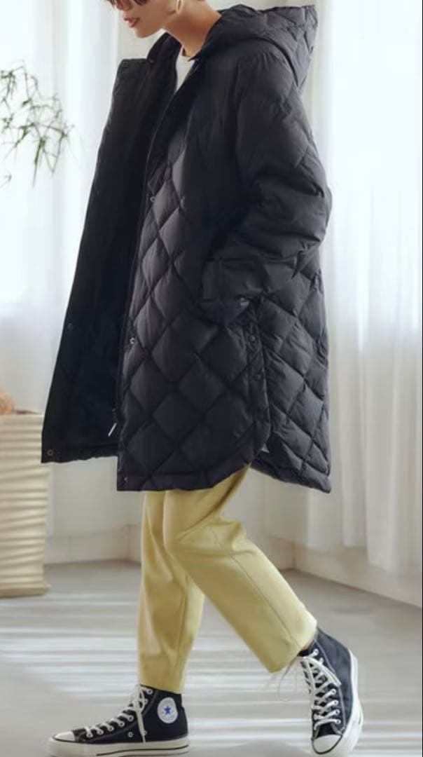 UNFIL 大きいサイズXL TAIONコラボ 2WAY キルティングダウン