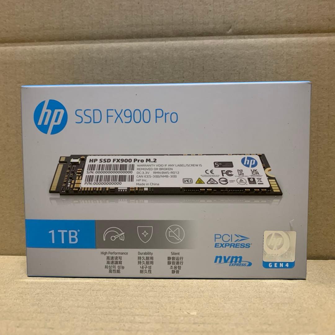 新品未開封　HP FX900 Pro NVMe Gen 4 SSD 1TB
