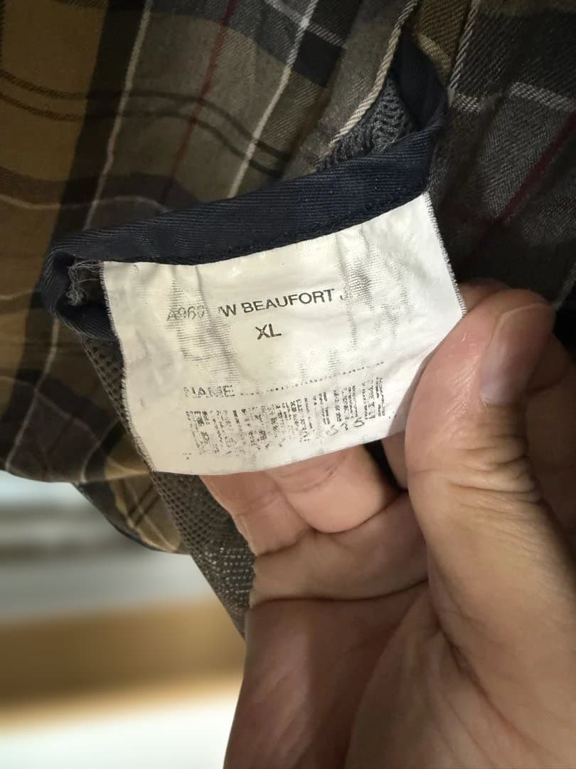 Barbour ネイビー　ビューフォート