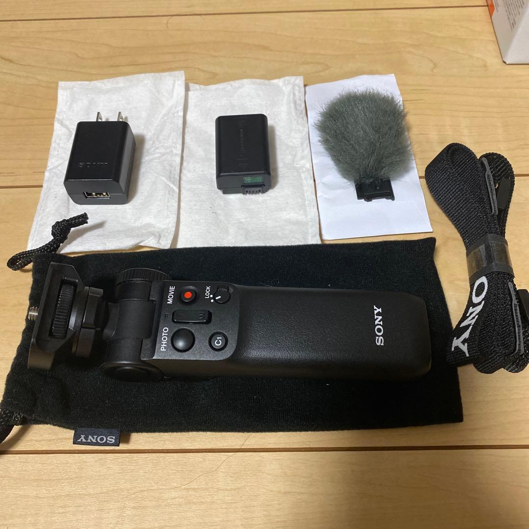 SONY ZV-E10 レンズキット　シューティンググリップ　充電器