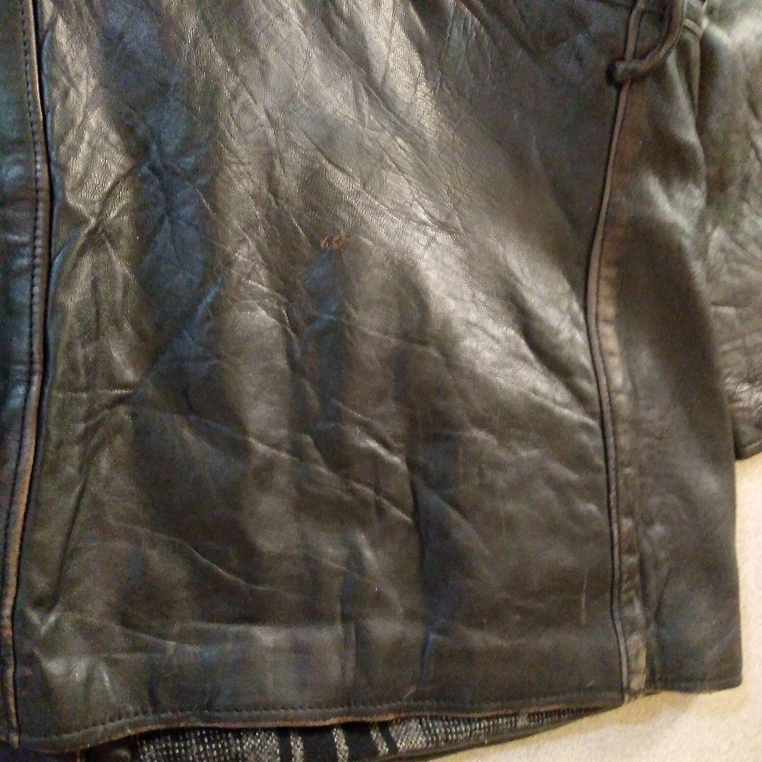 限界最終価格60sVintageフランス軍 ファイヤーマン レザージャケット