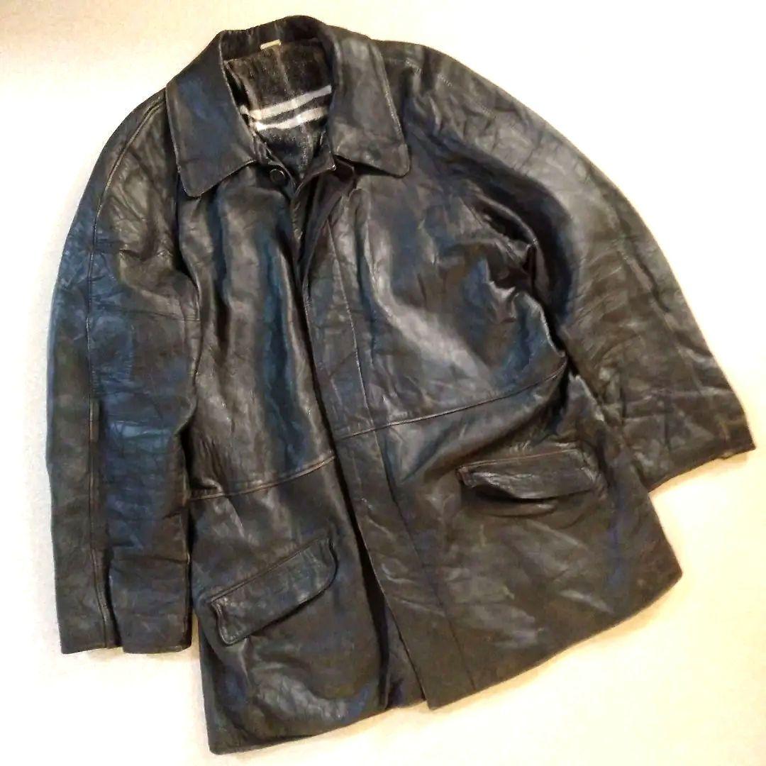 限界最終価格60sVintageフランス軍 ファイヤーマン レザージャケット