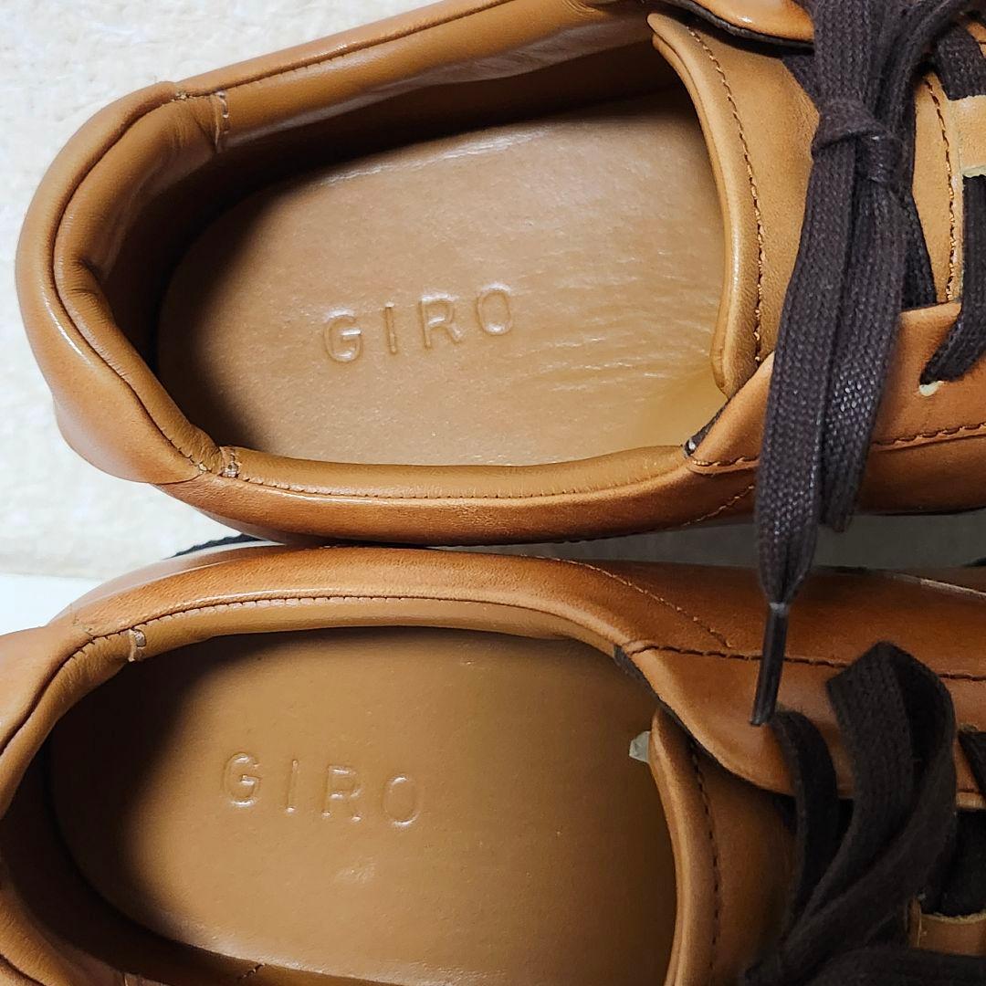 極美品 アシックス ランウォーク 26EEE キャメル レザー スニーカー