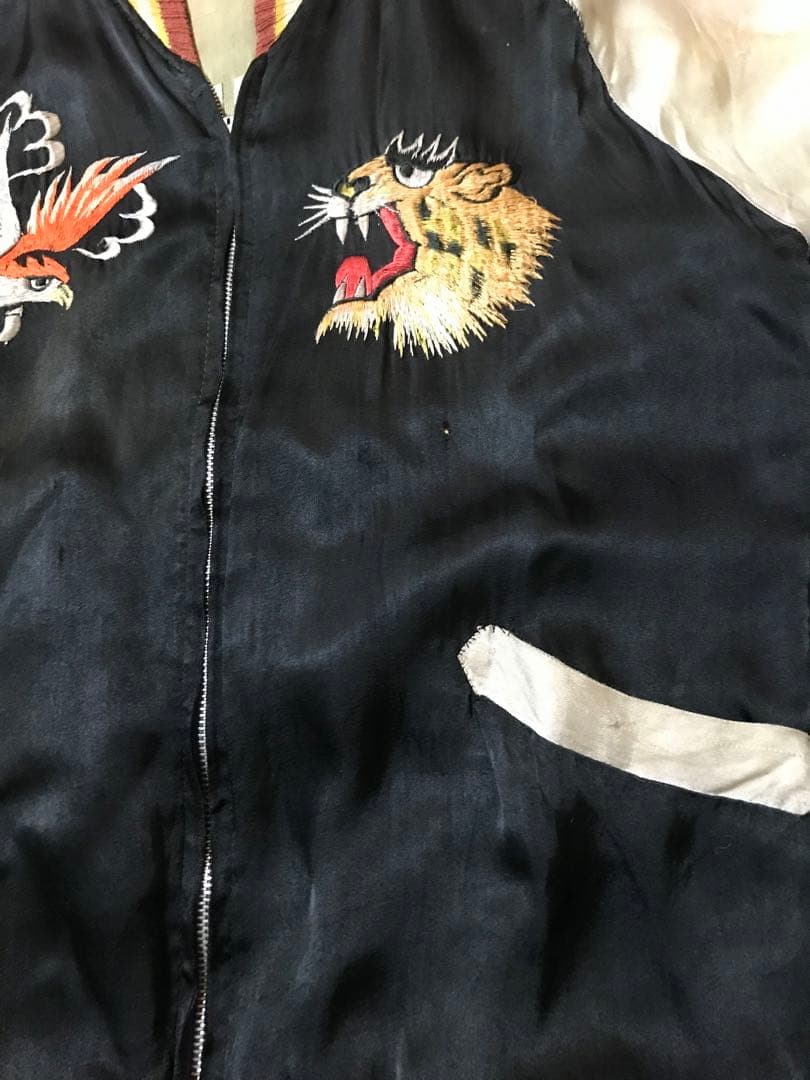 40s 50s 鬼フェード スーベニアジャケット スカジャン ベトジャン
