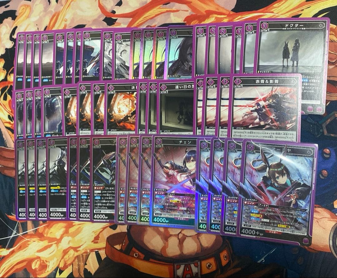 く*1様 ユニオンアリーナ アークナイツ アーミヤチェンデッキ ＋ 改造パーツ