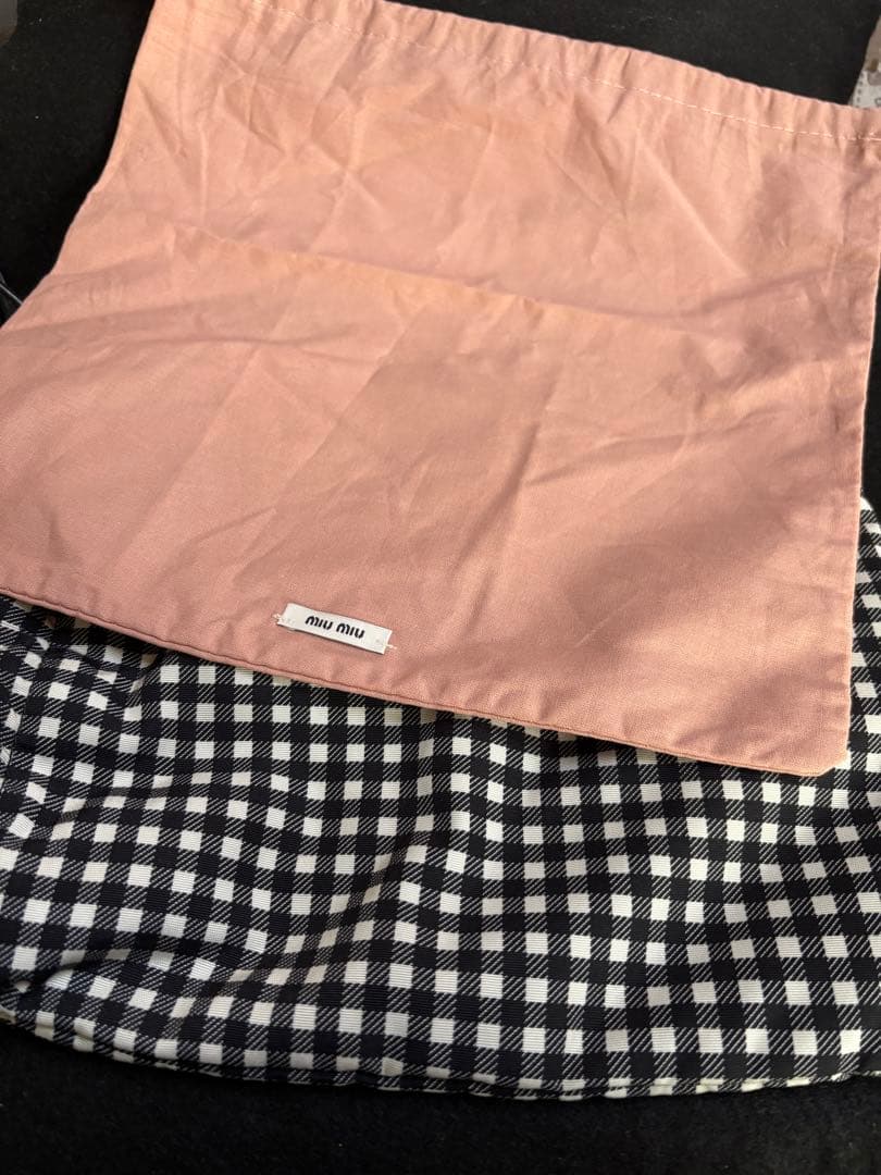 miu miu 巾着　バッグ