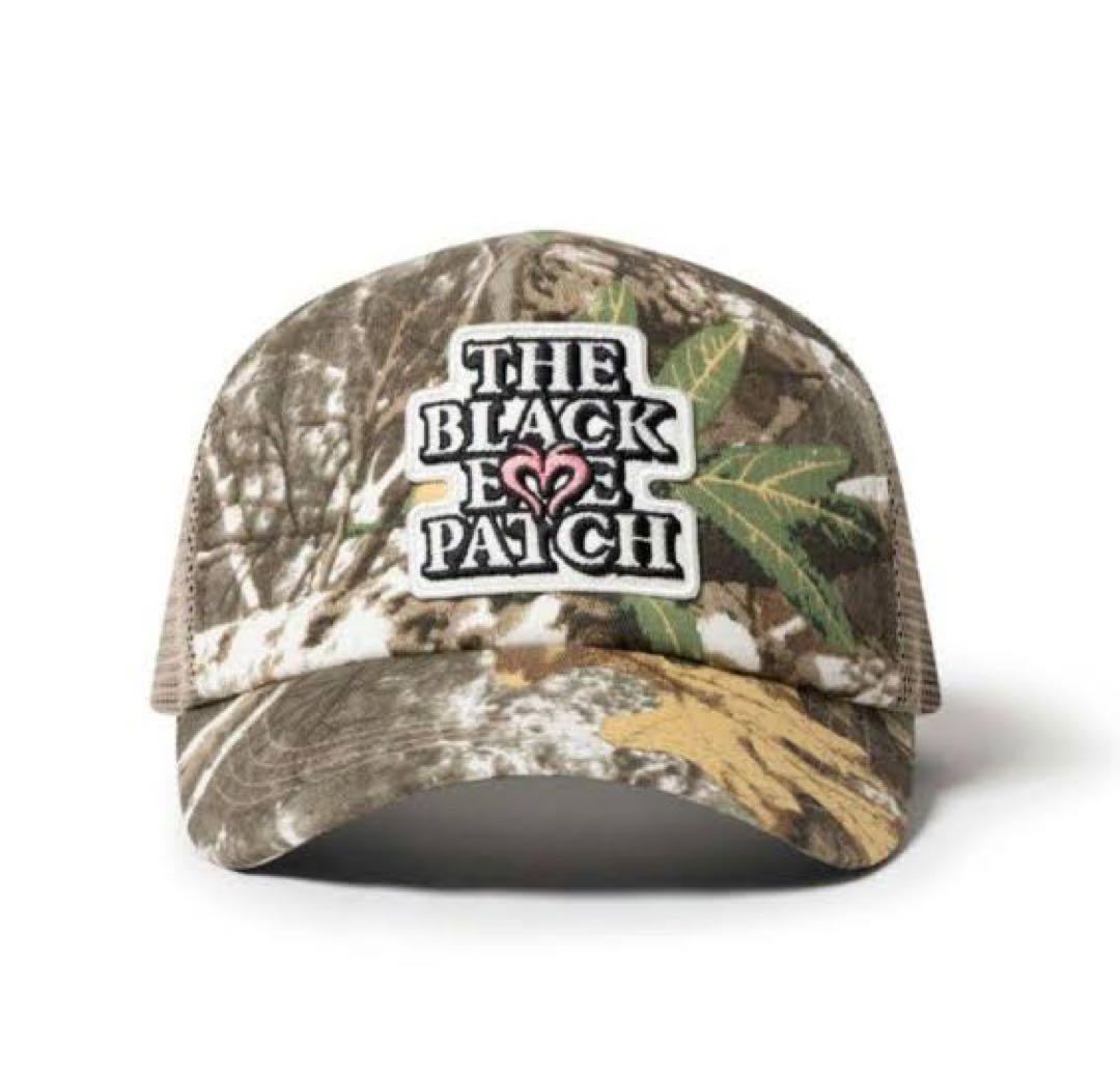 THE BLACK EYE PATCH 迷彩メッシュキャップ moussy
