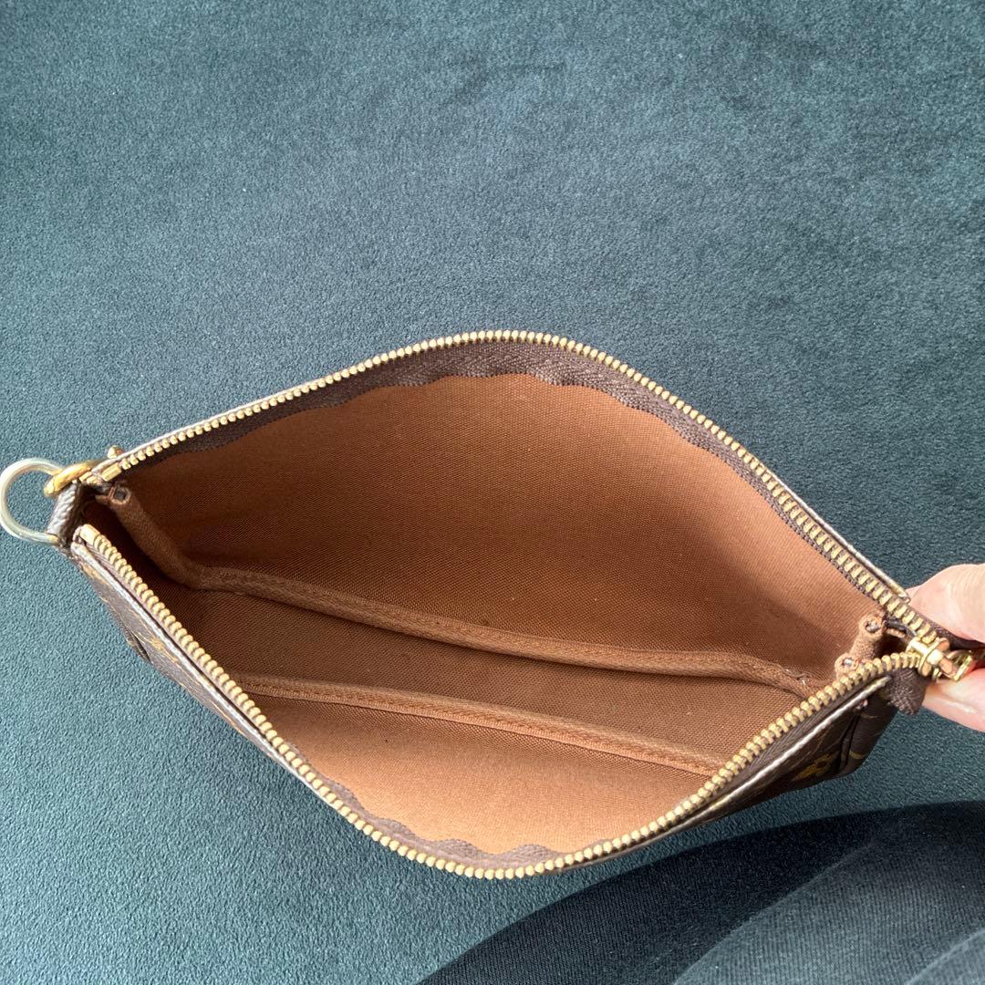 美品Louis Vuitton モノグラムミニポシェットアクセソワールポーチ