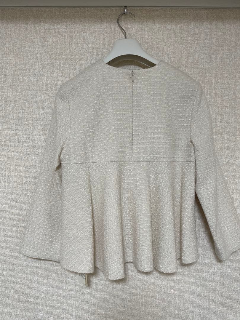 タグ付きDemi-Luxe BEAMS / ミックスツイード プルオーバー 38