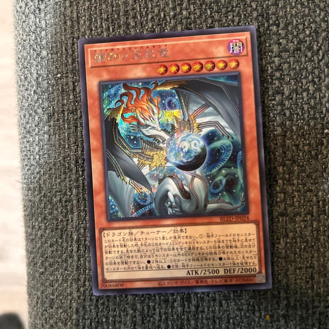 遊戯王 調和ノ天救竜 シークレット 1枚