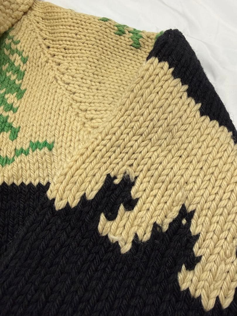 カウチンセーター　ビンテージ　古着　サイズL相当