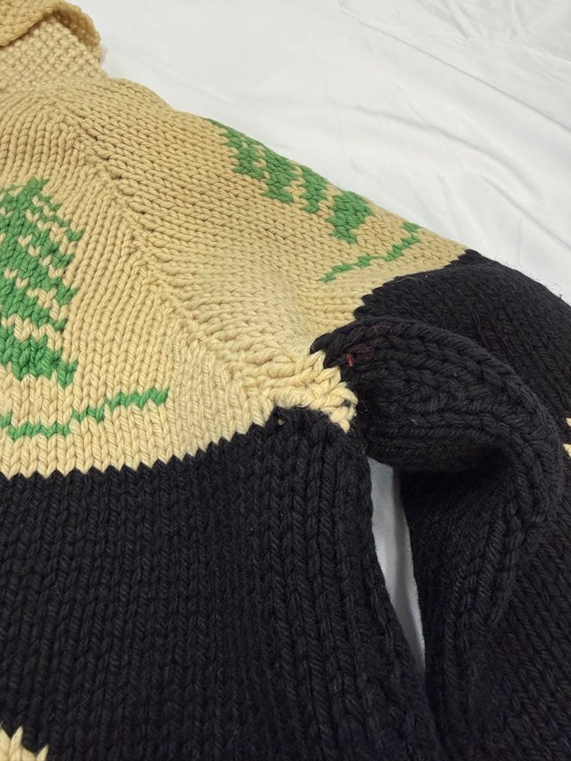 カウチンセーター　ビンテージ　古着　サイズL相当