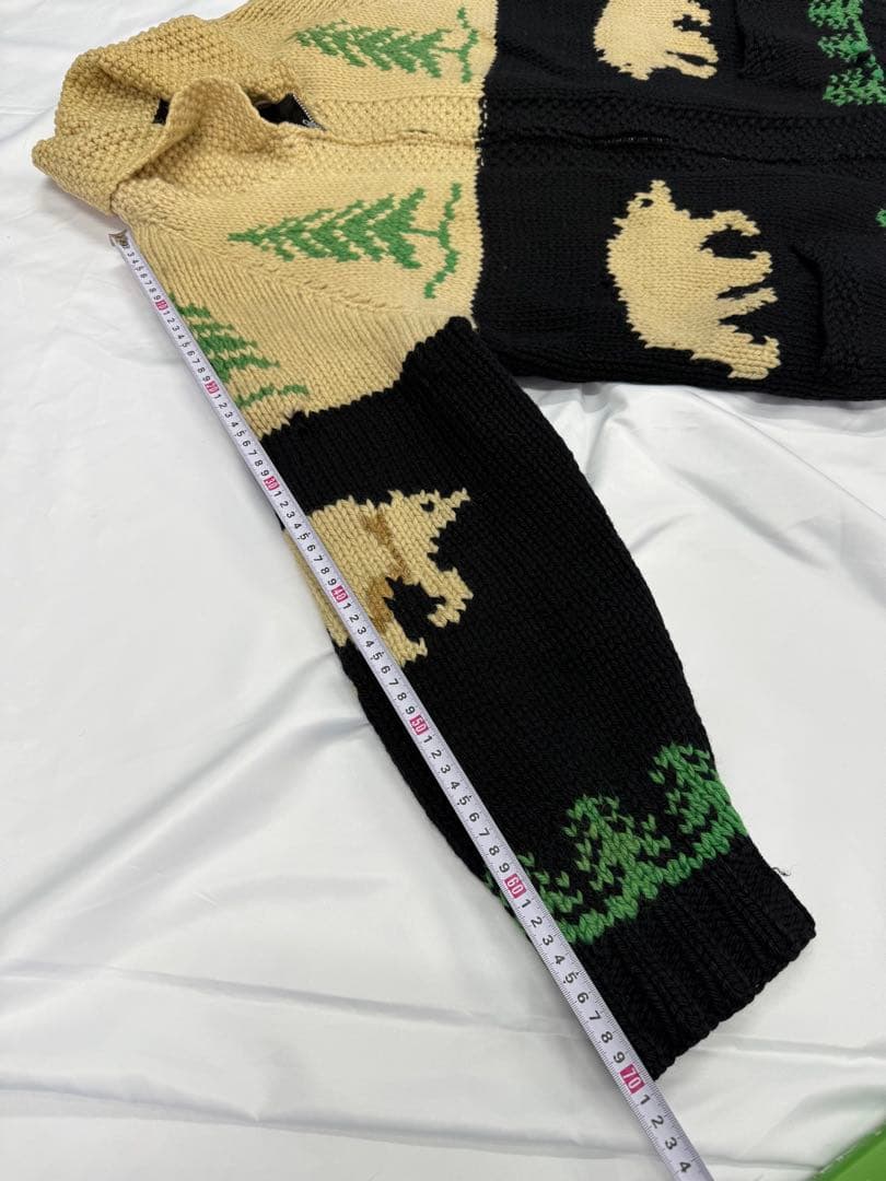 カウチンセーター　ビンテージ　古着　サイズL相当