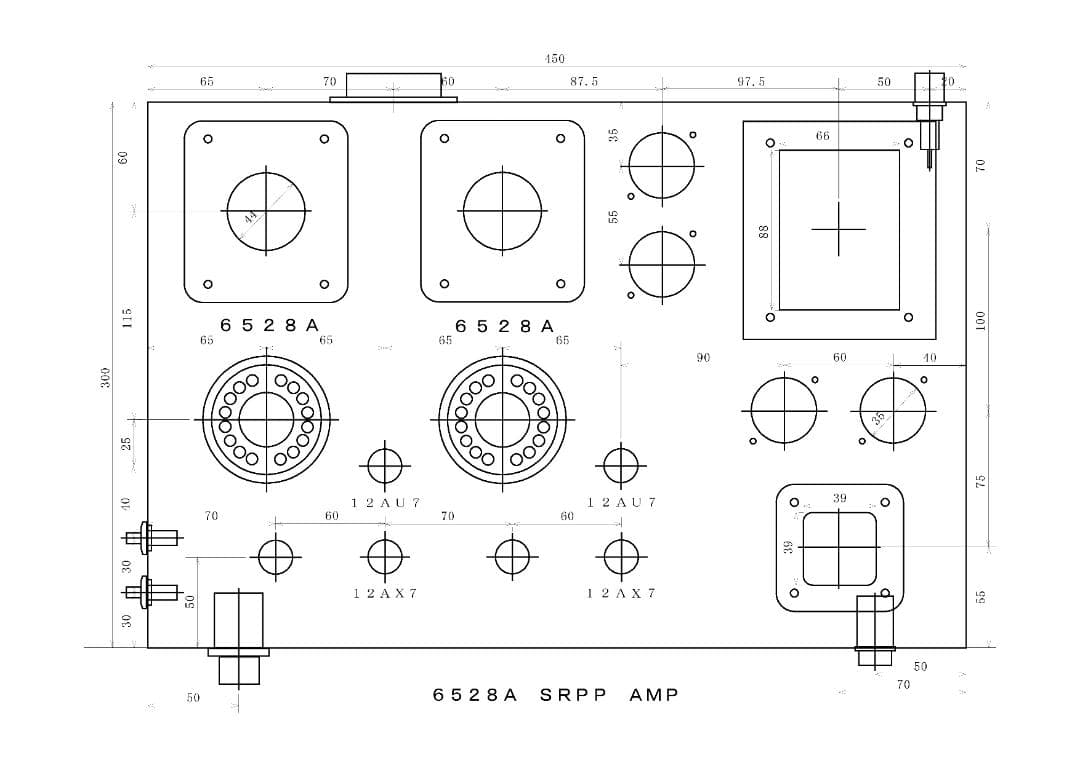 真空管アンプ自作用シャーシーキット
