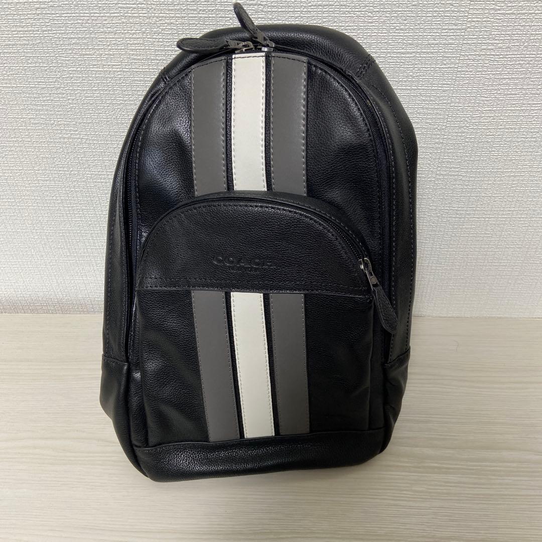 COACH コーチ ストライプ ボディバッグ 新品未使用
