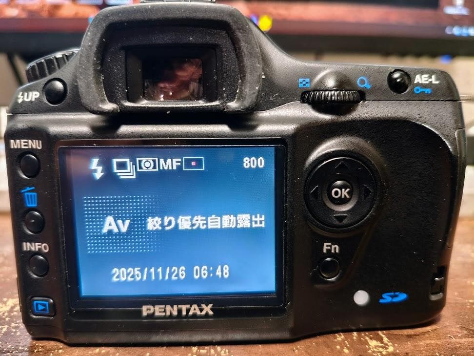 【内蔵電池交換、スプリットFS】PENTAX ist DS2