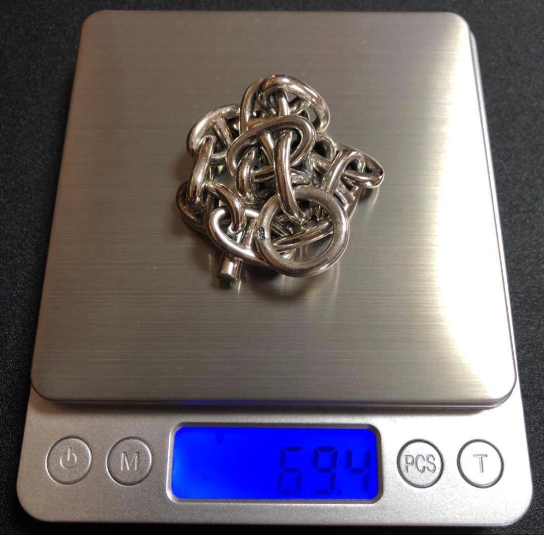 シルバー925 silver アンカーチェーン ブレスレット メンズ