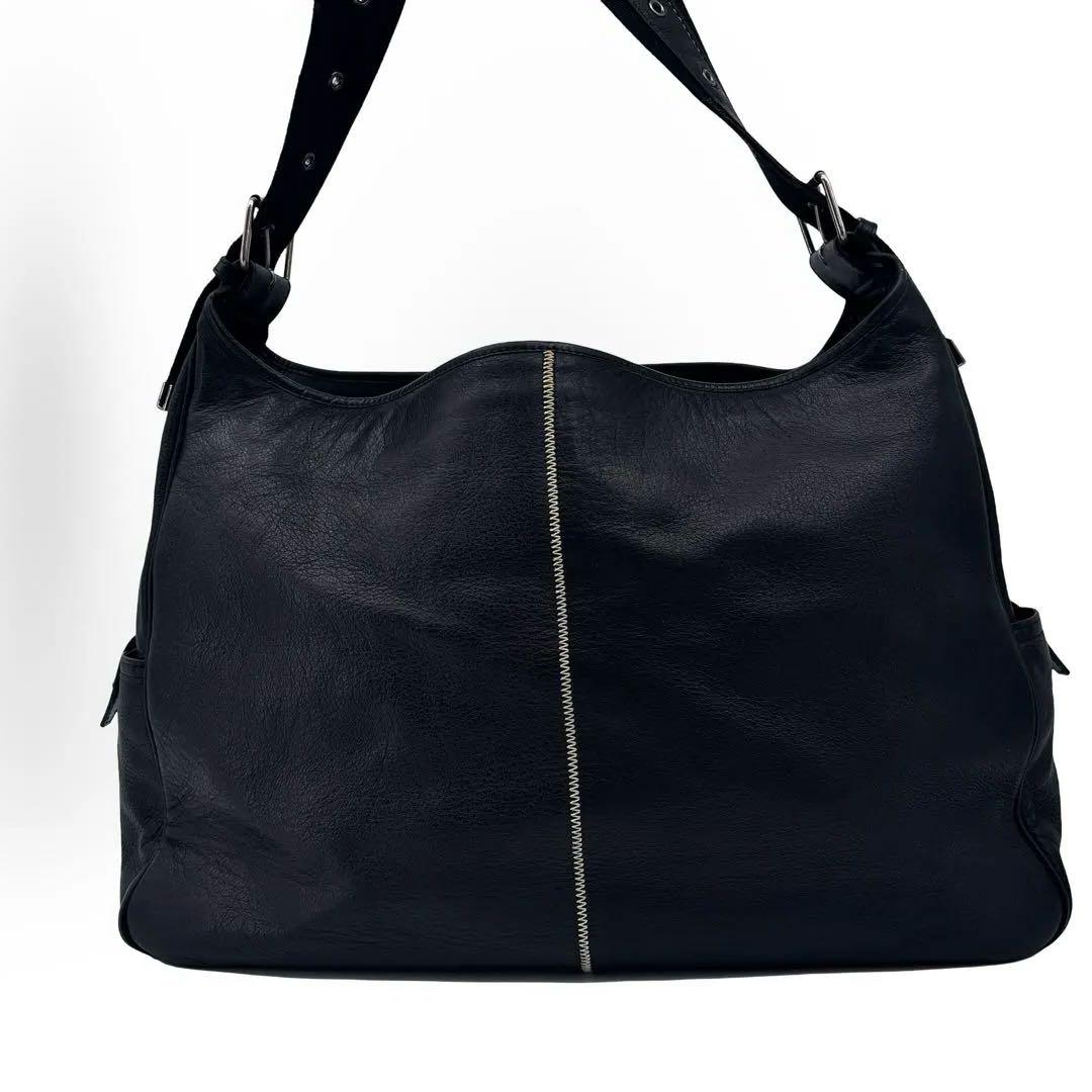 高級】Burberry バーバリー　メッセンジャーバッグ　ショルダー　レザー