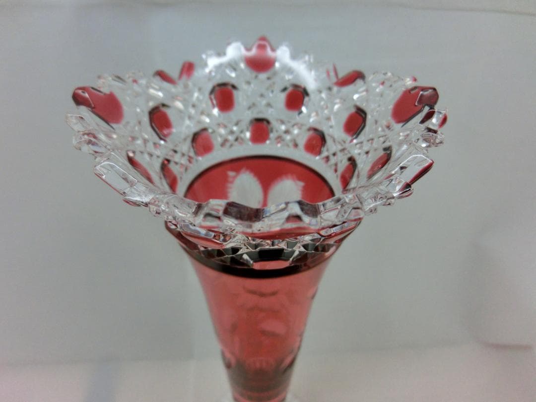 【マイセン】クリスタル・フラワーベース