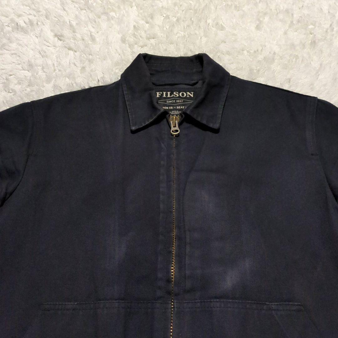 FILSON♦USA製 スイングトップ ワークジャケット ジップアップ 濃紺 S