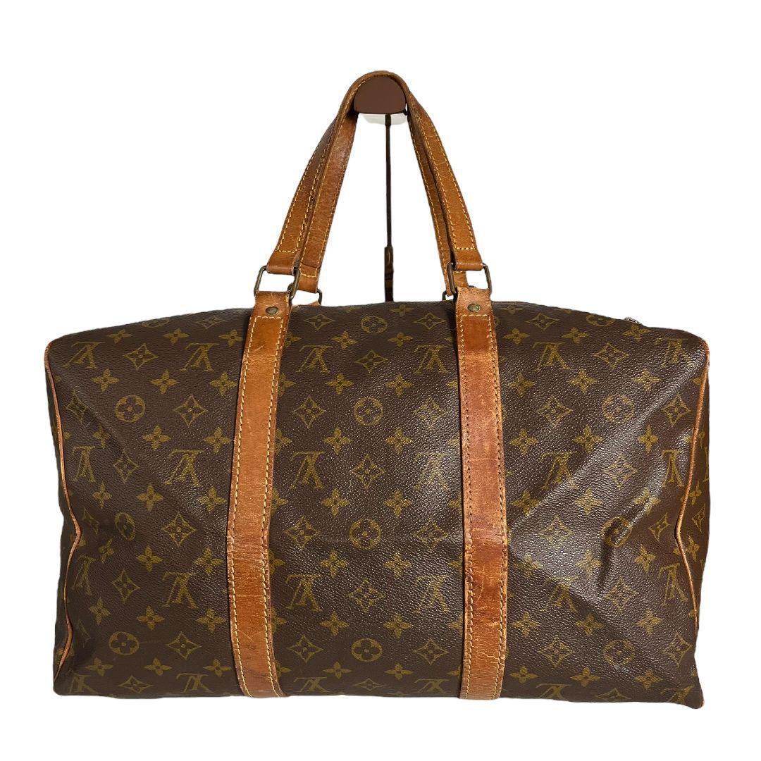 鑑定済　ルイヴィトン　モノグラム　サックスープル45　ボストンバッグ　旅行かばん