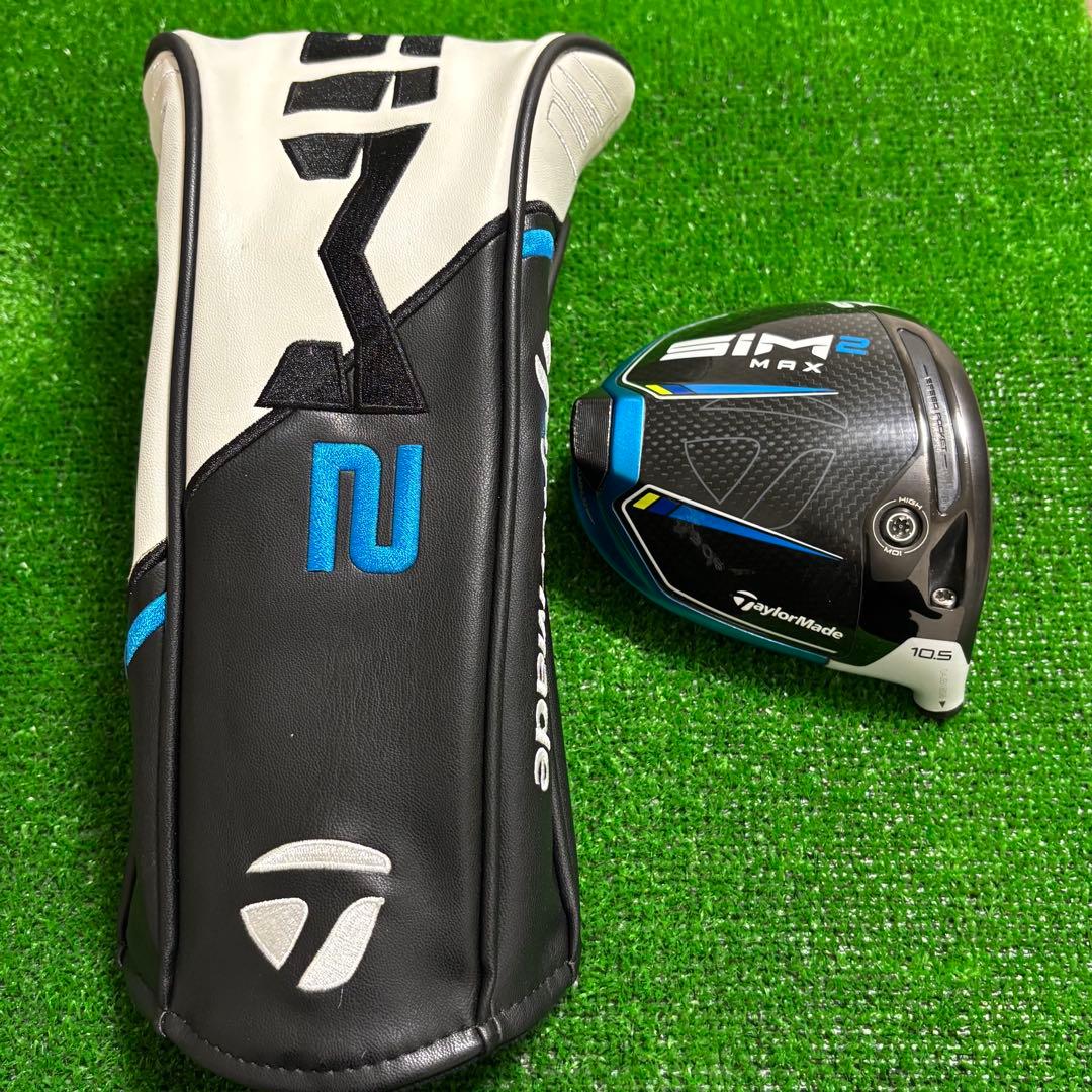 テーラーメイド SIM2 MAX 10.5° ヘッドのみ ヘッドカバー付き