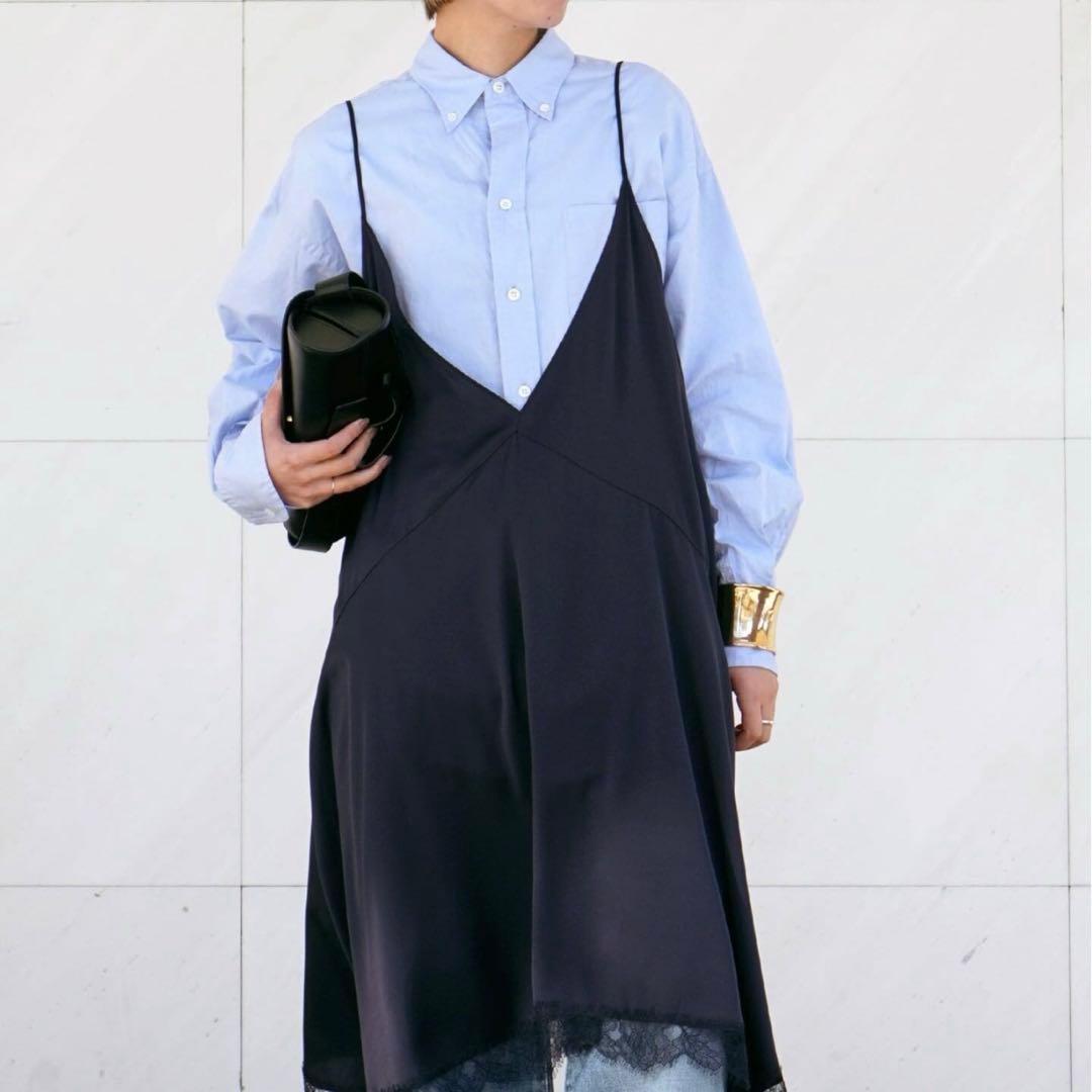 AMERICANA/アメリカーナ別注OXBD SHIRT サックスブルーB