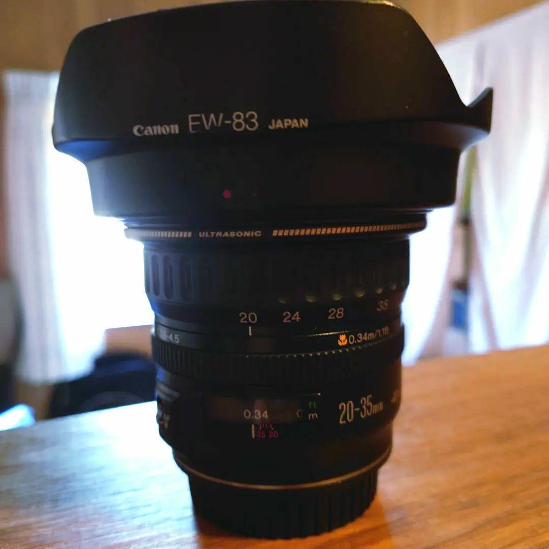 ズームレンズ canon ef 20-35 f3.5-4.5
