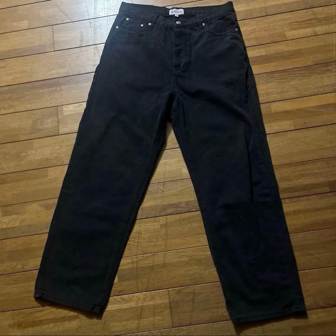 パンツ STUSSY BIG OL' JEAN WASHED CANVAS 30