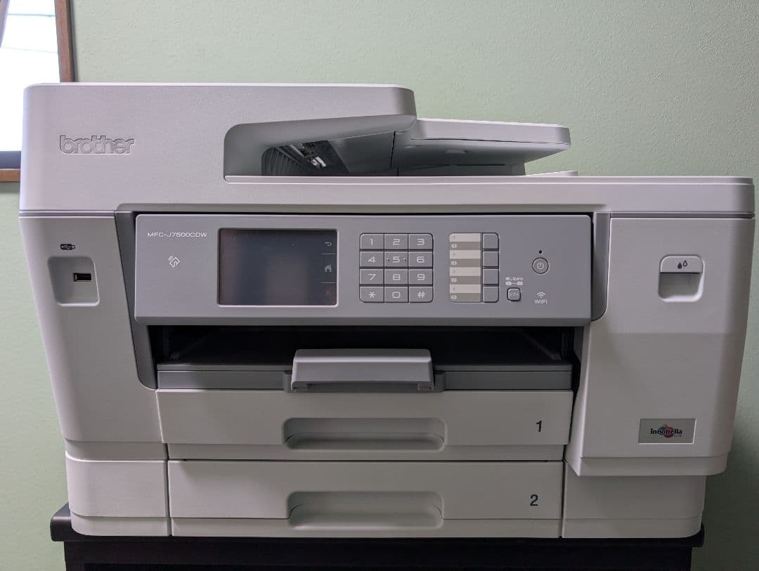 美品【brother】MFC−J7500CDW（A3対応大容量インクモデル）